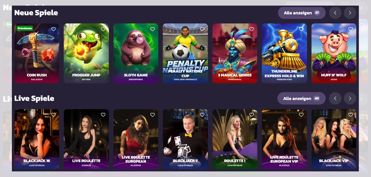 Coolzino Casino in Deutschland visual