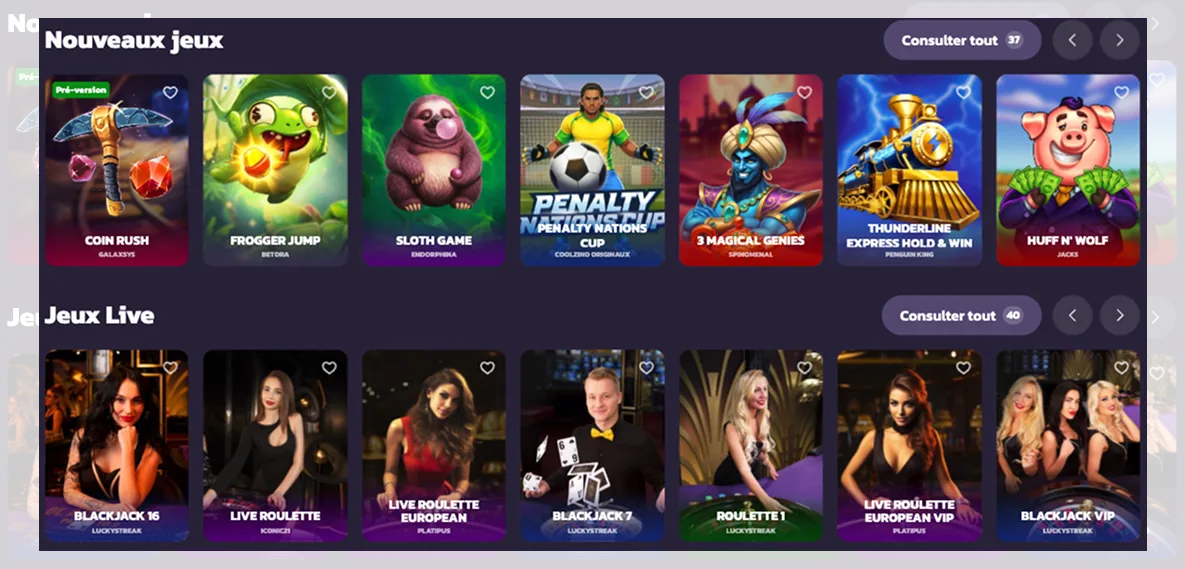Coolzino Casino : aperçu pour les joueurs en France visual